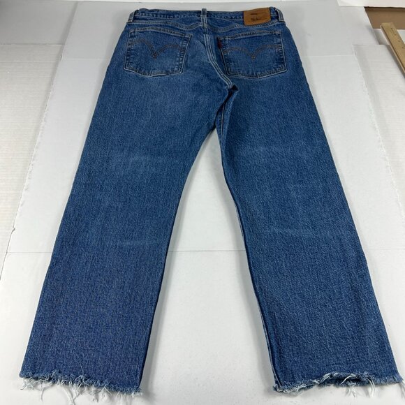 Levi's Jeans Women's Measured 30x24* Wedgie Straight High Rise Blue Denim Tag 29 - Picture 12 of 16